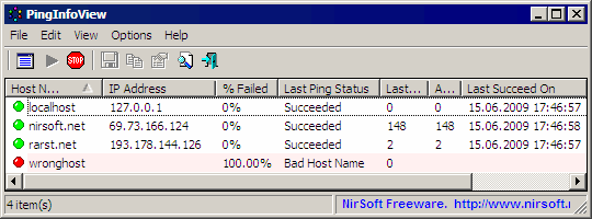 pinginfoview
