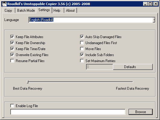 unstoppablecopier_settings