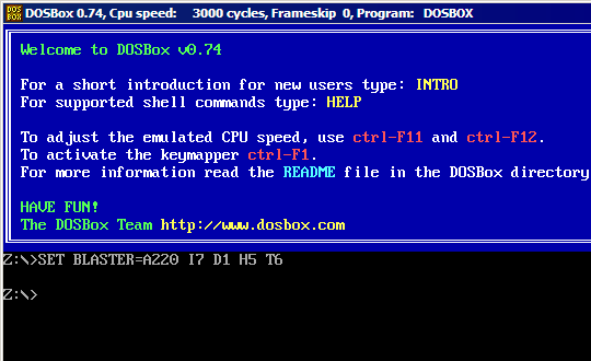 Download and Play MS-DOS games via DOSBox games emulator