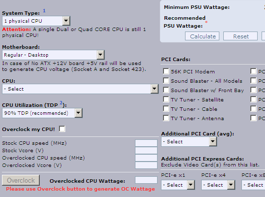 psu_calculator_interface